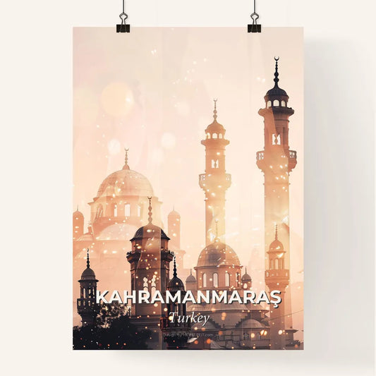 KahramanmaraÅŸ: Urban Beauty in Architectural Art Poster