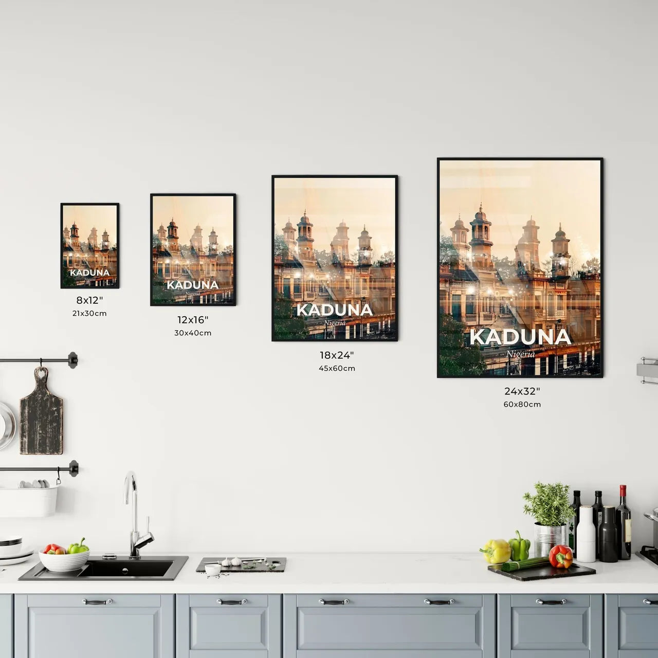 Kaduna Nigeria Cityscape Poster Art Office Art
