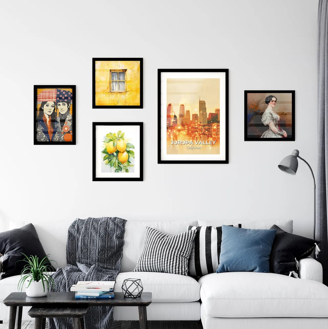 Jurupa Valley Skyline Wall Art