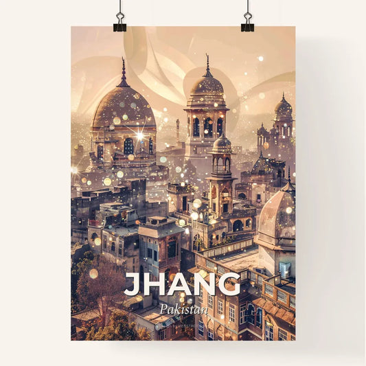 Jhang Skyline City Lights Artwork Poster