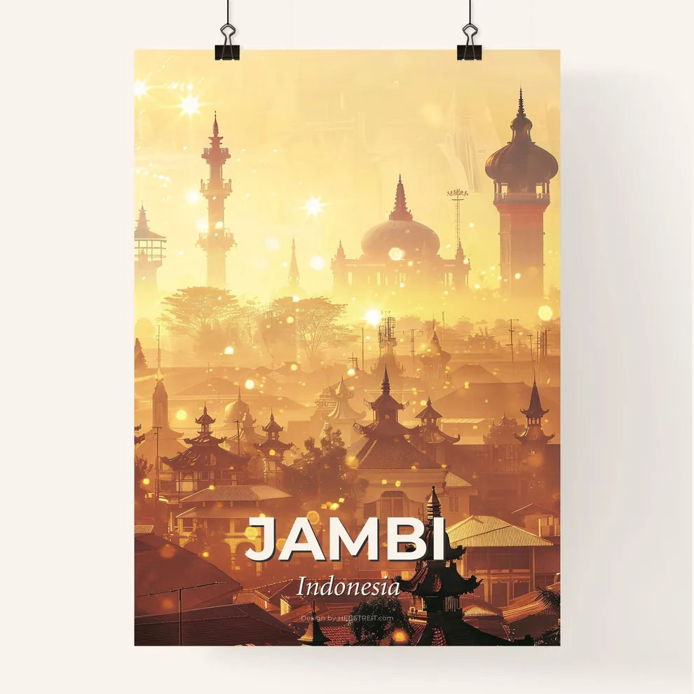 Jambi Horizon with Familiar Sights Poster