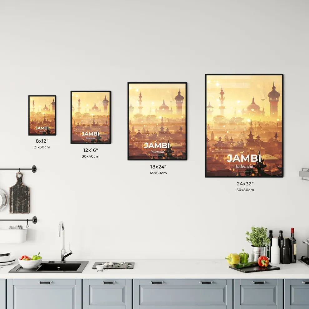 Jambi Horizon with Familiar Sights Office Art