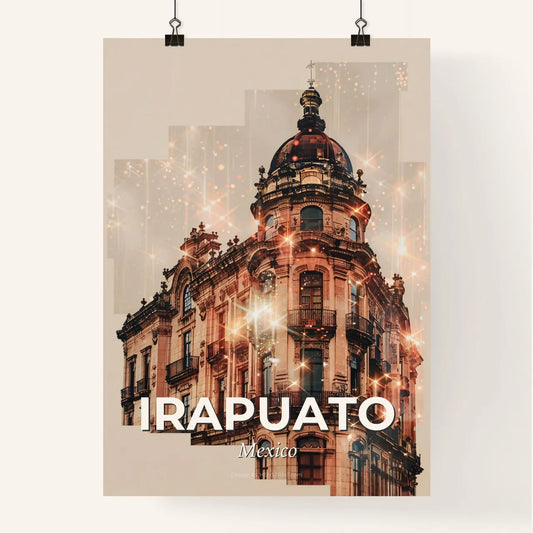Irapuato City Icons Skyline Poster Poster