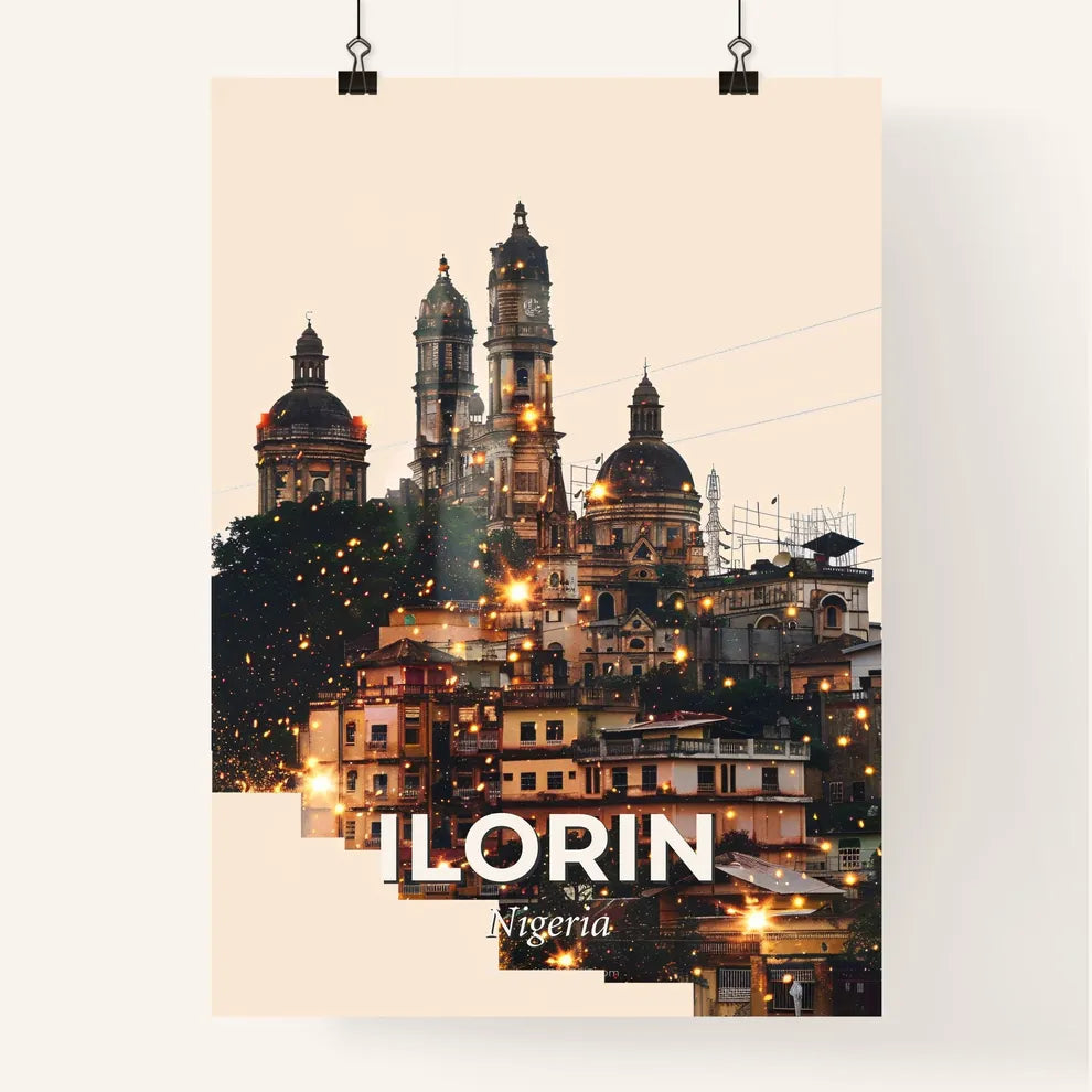 Ilorin City Skyline Art Poster Poster