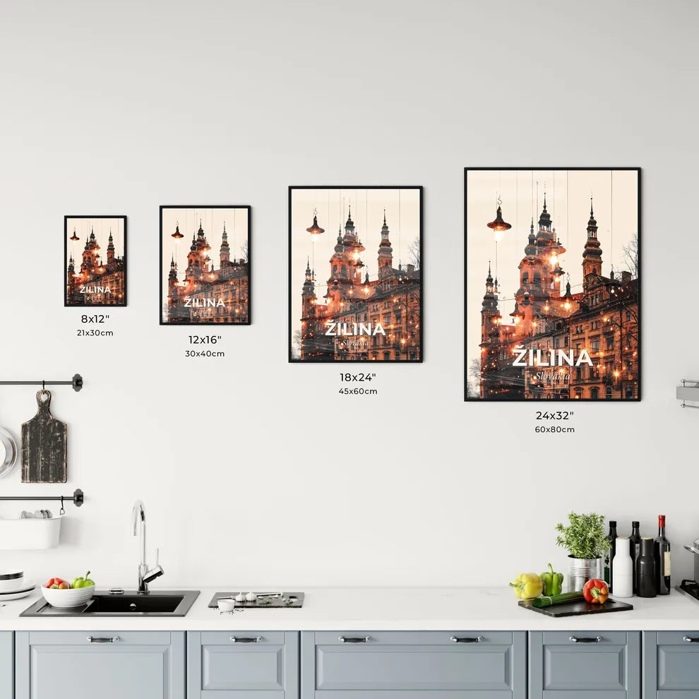 Žilina Cityscape Double Exposure Composite Art Office Art