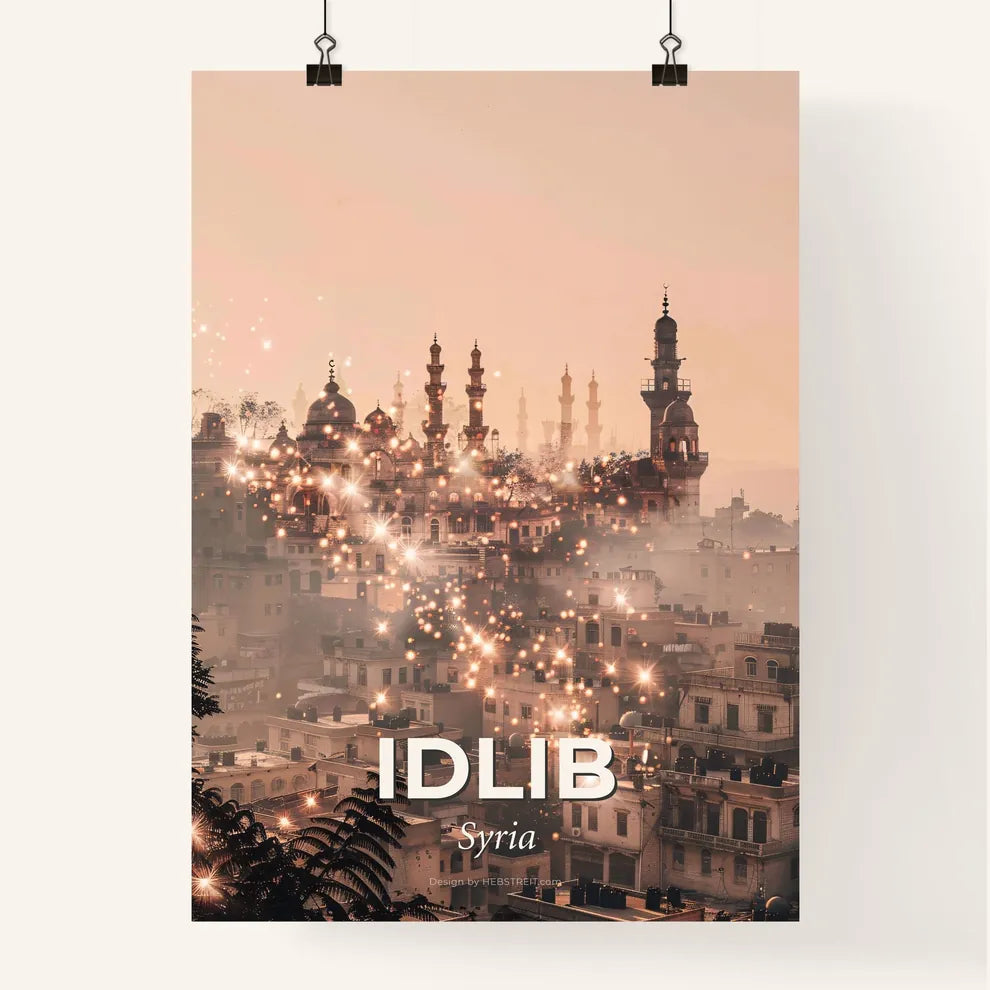 Idlib Skyline Poster: A Tapestry of Local Architecture Poster