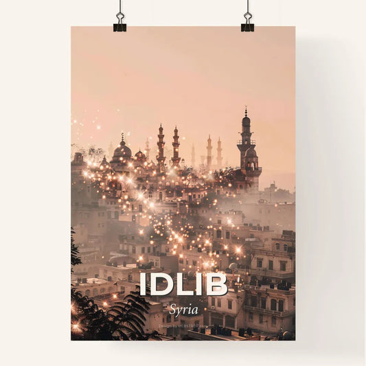 Idlib Skyline Poster: A Tapestry of Local Architecture Poster