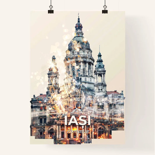 Iasi Skyline Composite Art Poster Poster