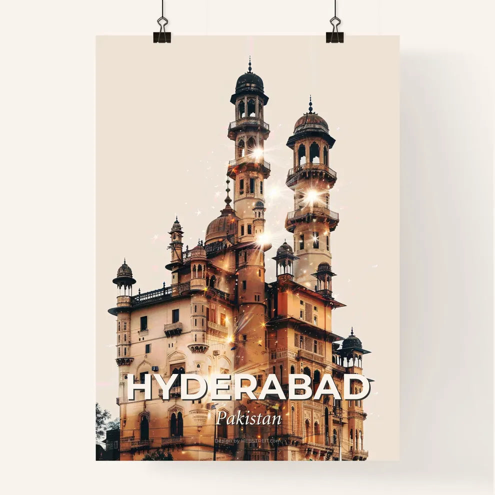 Hyderabad, Pakistan: Skyline Composite Poster Poster