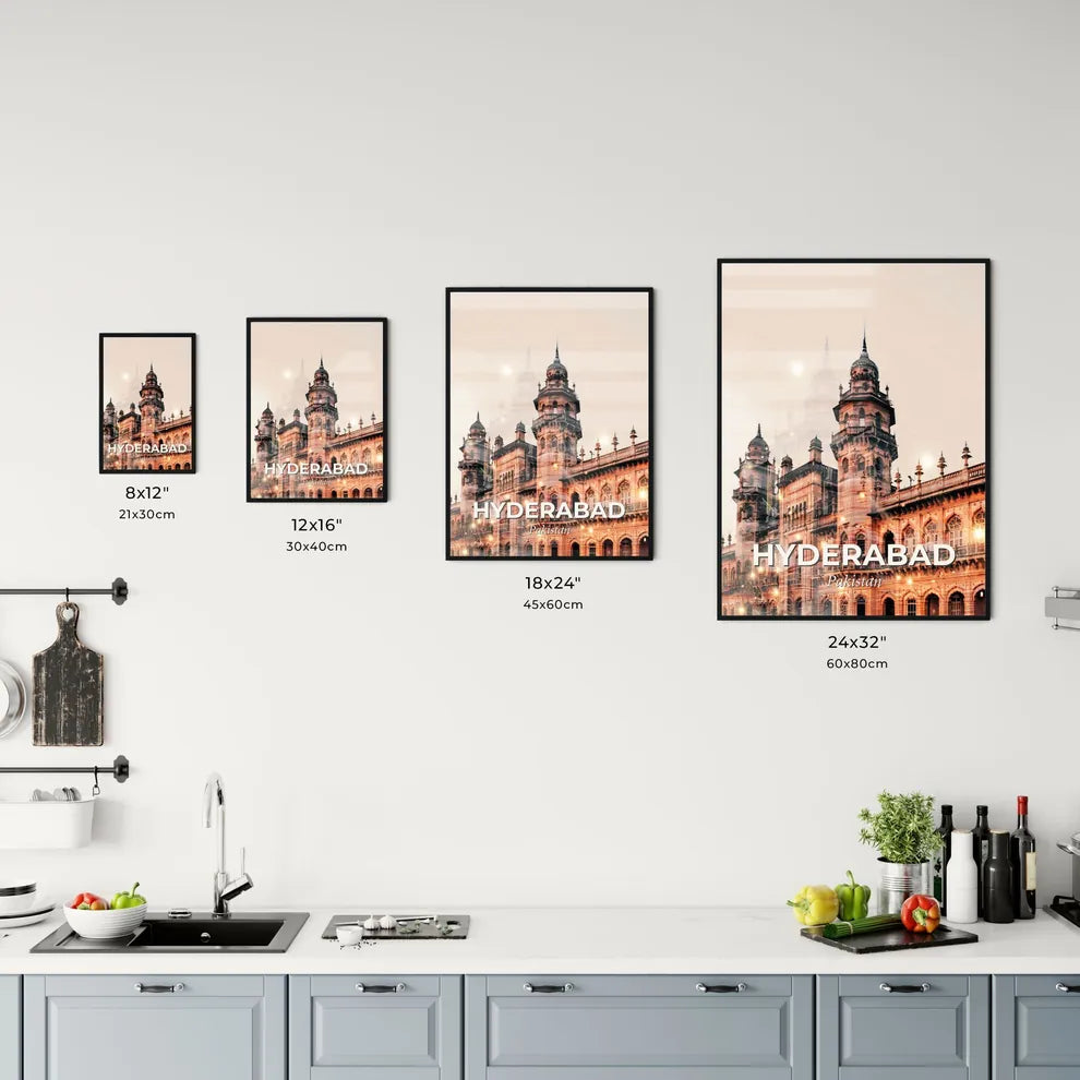 Hyderabad Pakistan Landmark Architectural Artwork Office Art