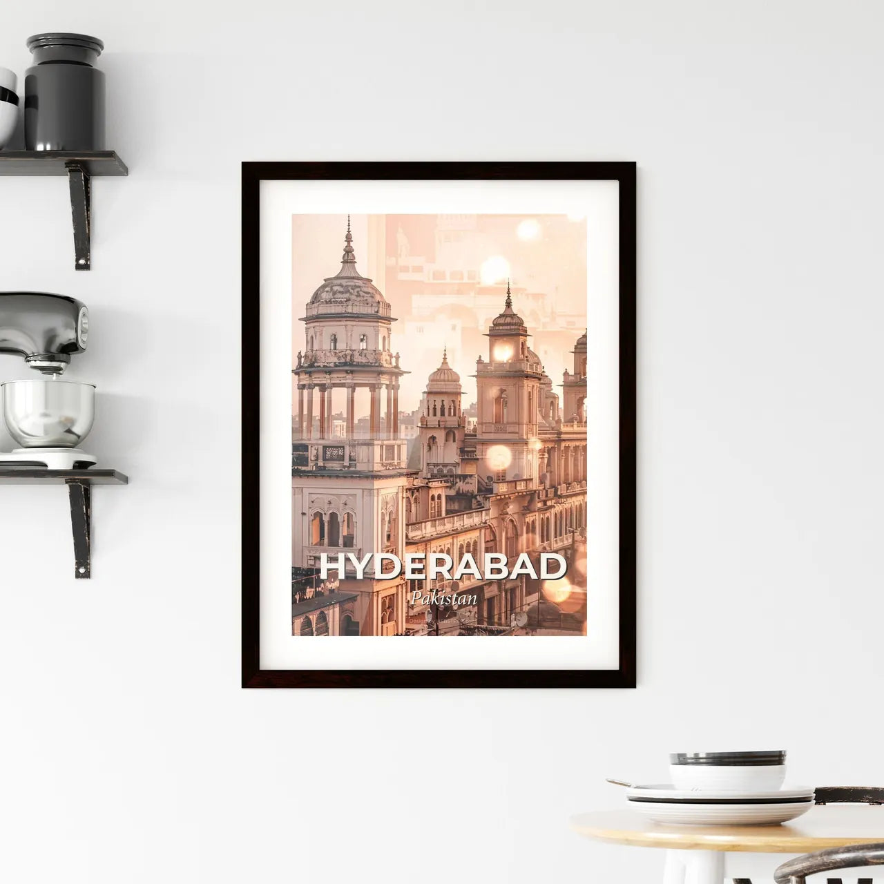 Hyderabad, Pakistan: A Captivating Skylinescape Framed Print