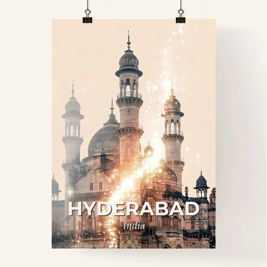 Hyderabad: City of Double Exposure Art Poster