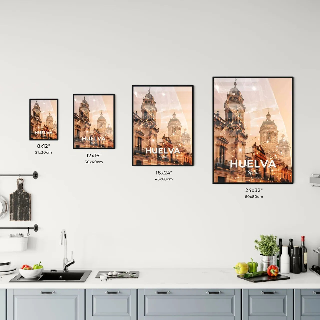 Huelva: Beige Symphony of Andalusian Hues Office Art