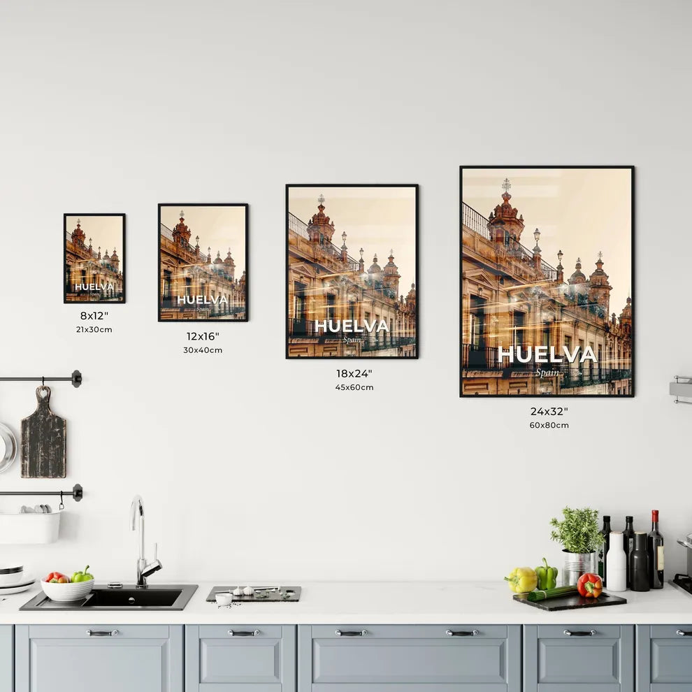Huelva City Skyline, Double Exposure Composite Office Art