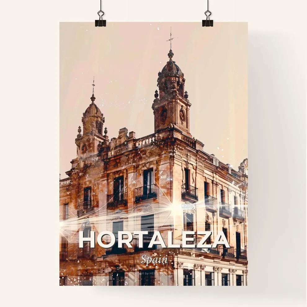 Hortaleza Skyline Cityscape Composite Art Print Poster