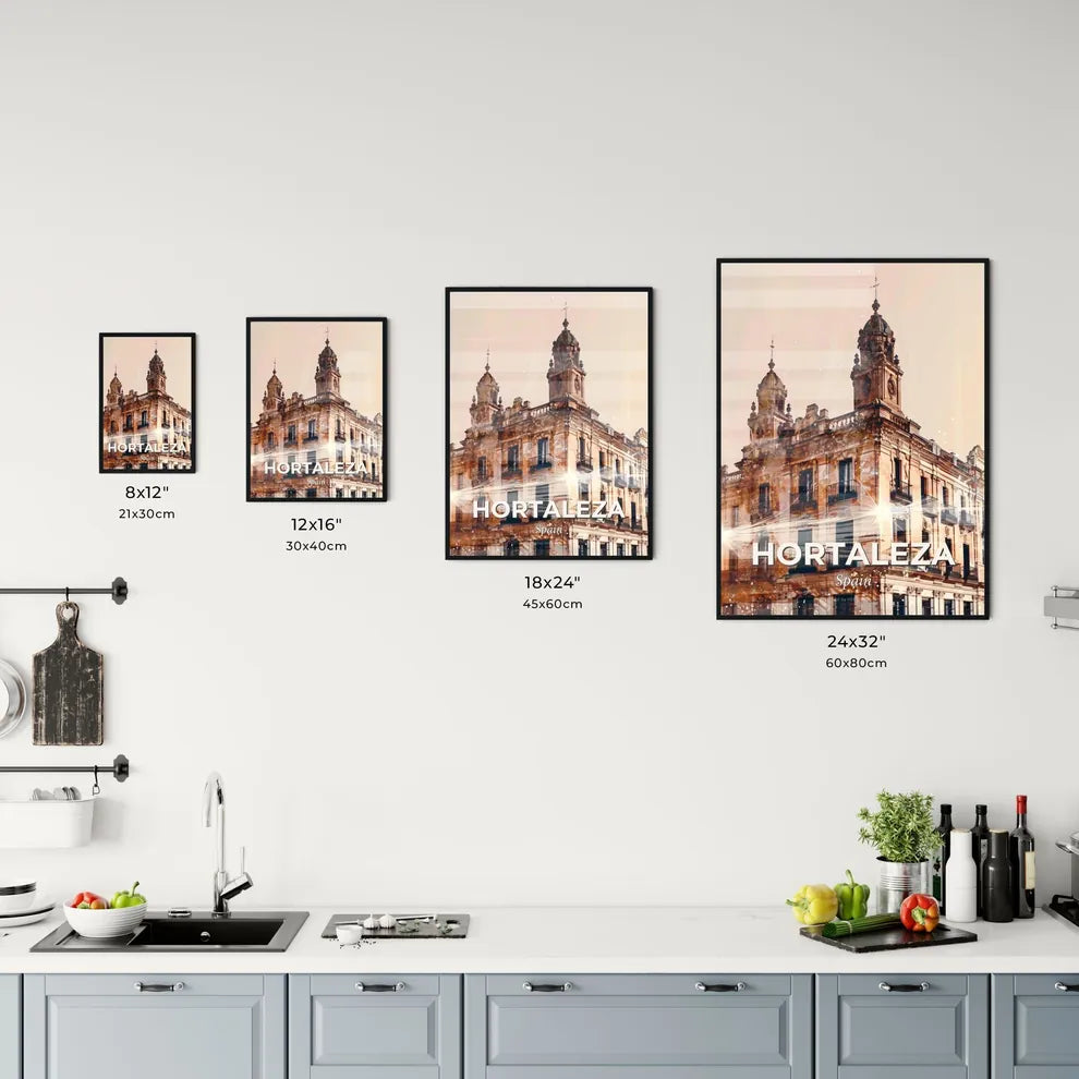 Hortaleza Skyline Cityscape Composite Art Print Office Art