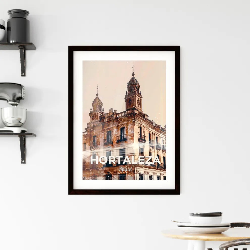 Hortaleza Skyline Cityscape Composite Art Print Framed Print