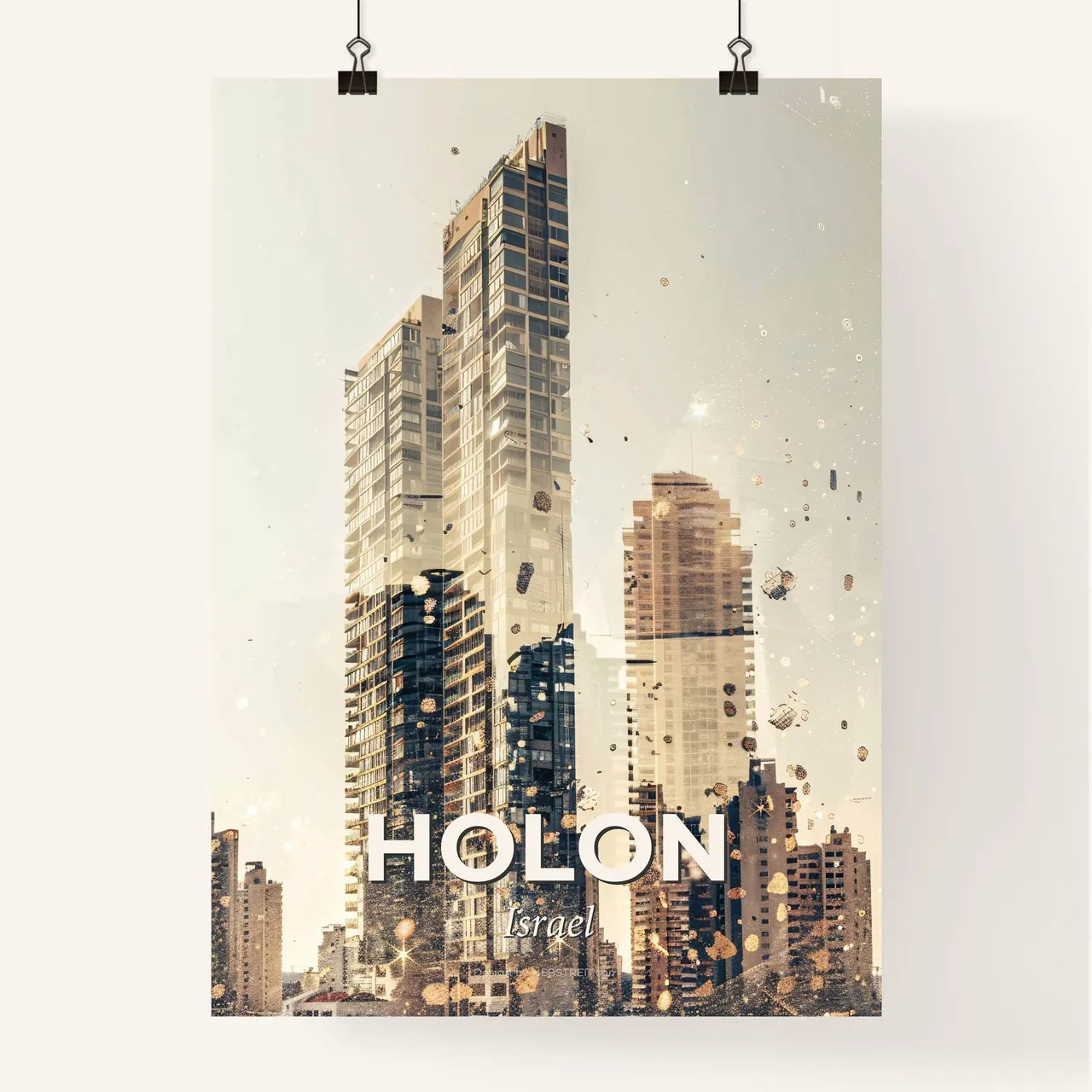 Holon Skyline: Doppelganger City Poster
