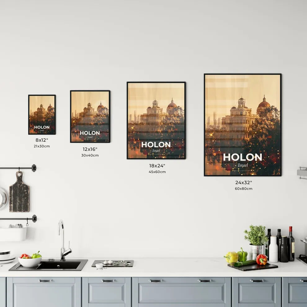 Holon: Art of City Skyline Office Art