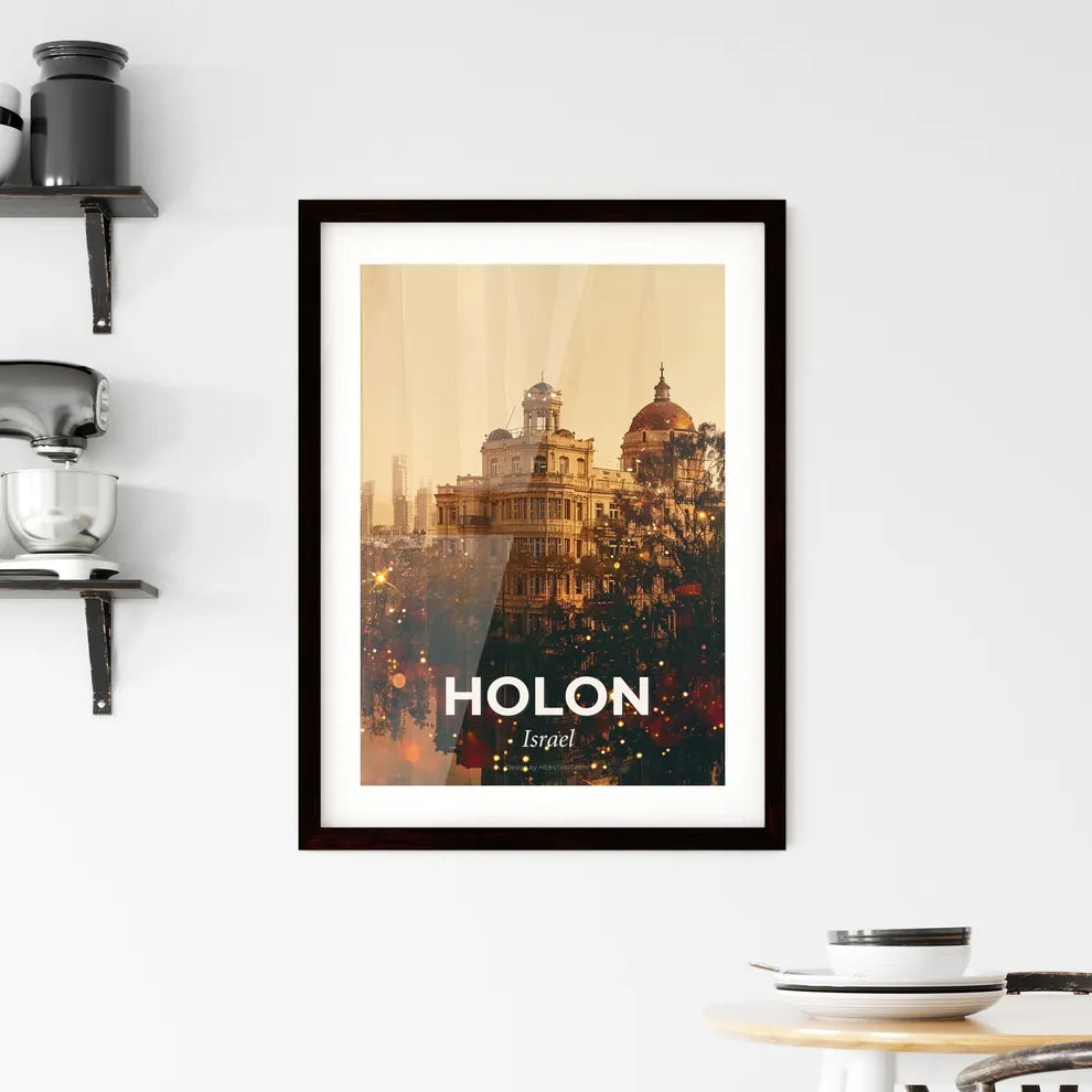 Holon: Art of City Skyline Framed Print