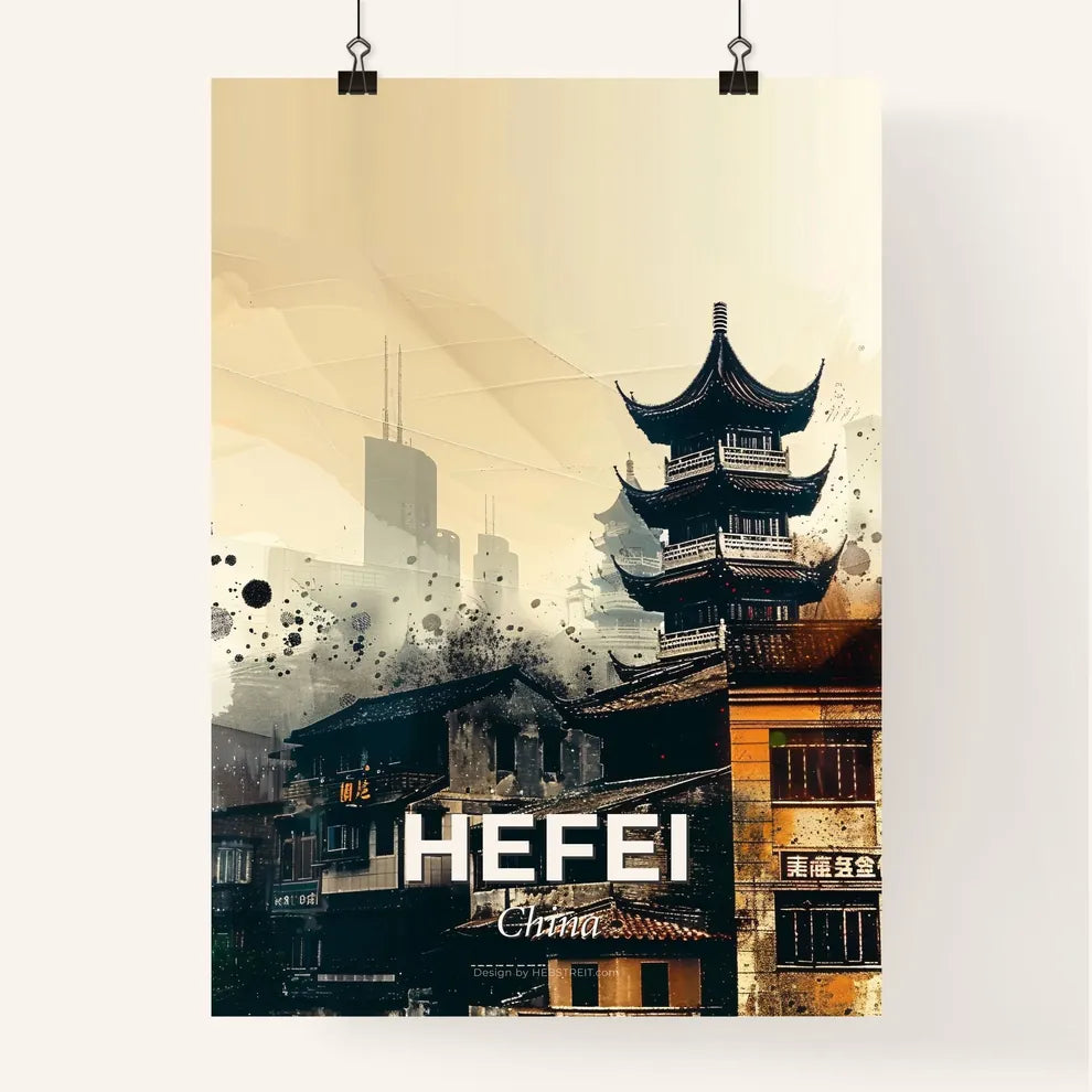 Hefei Skyline Composite Art Poster Poster