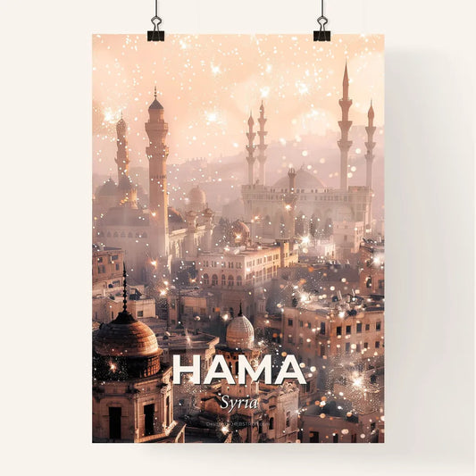 Hama Double Exposure Skyline Poster