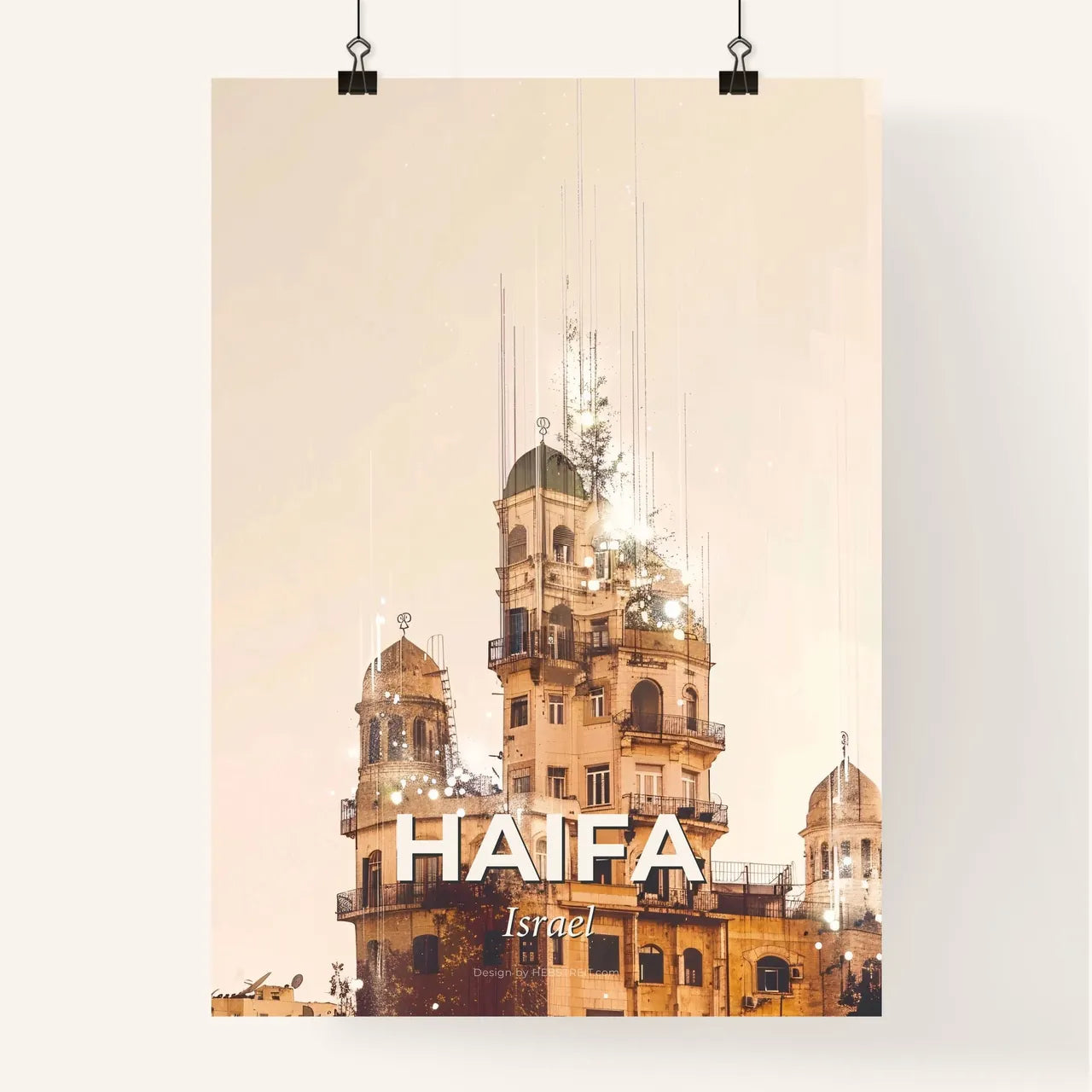 Haifa Skyline Poster