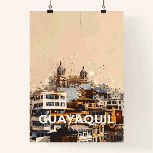 Guayaquil City Skyline Masterpiece with Local Charm Poster