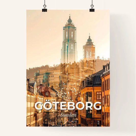 Gothenburg city shimmer dream poster Poster