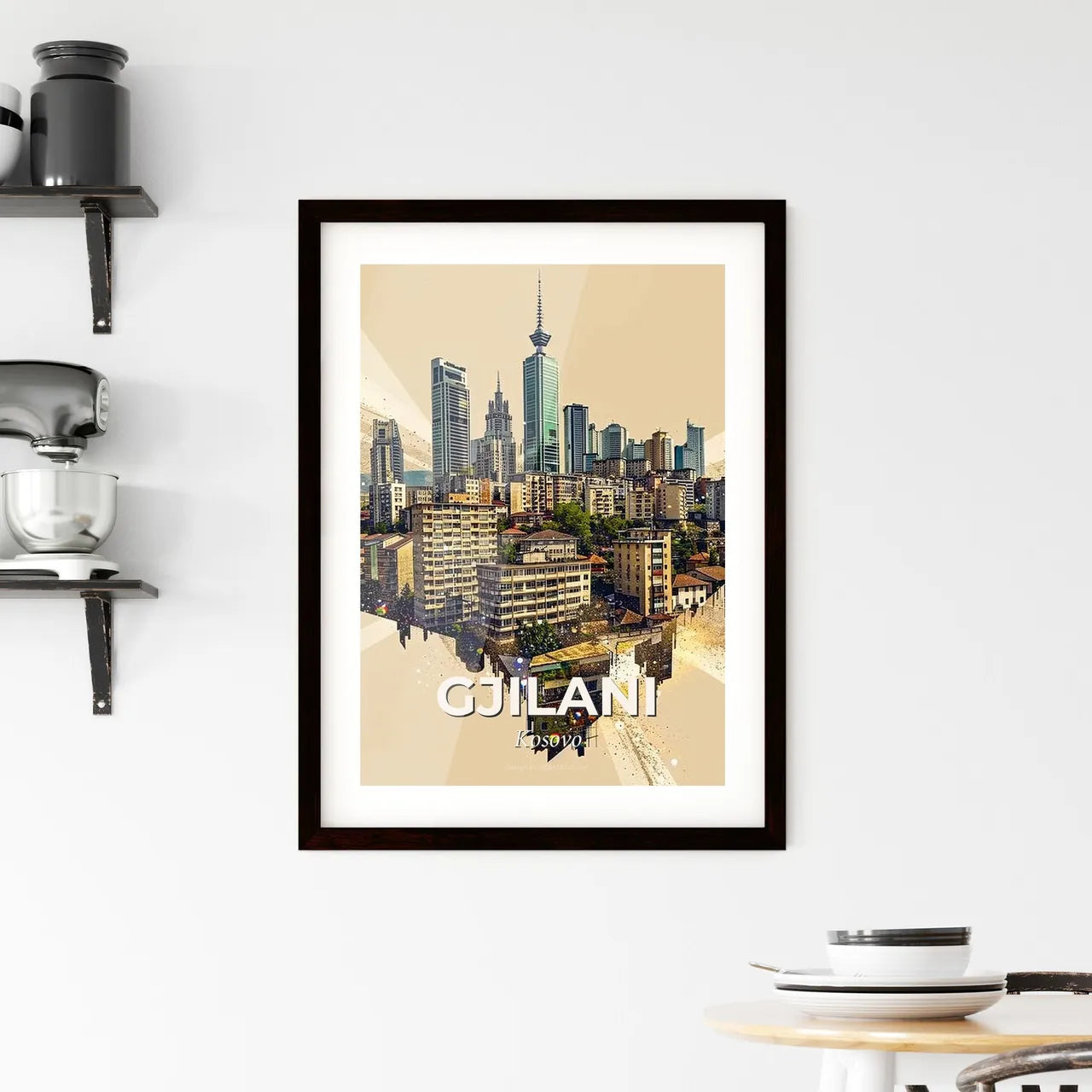 Gnjilane Kosovo Framed Print