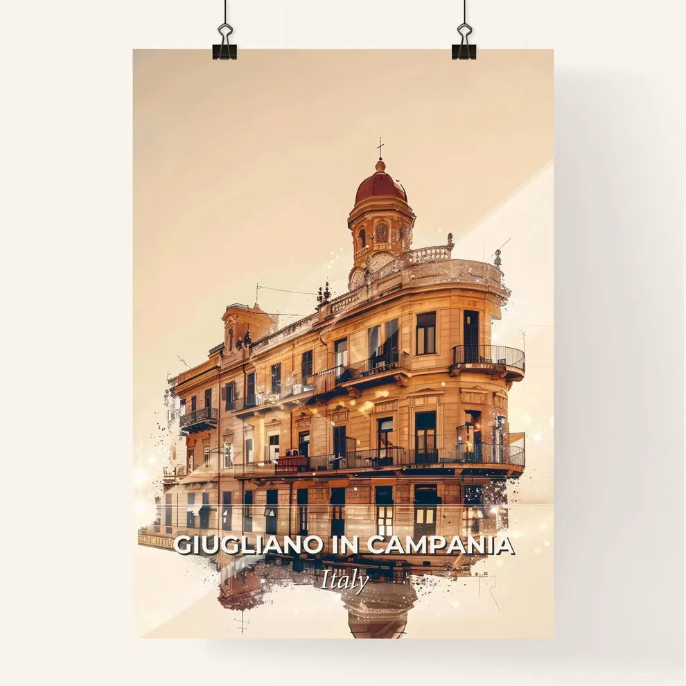 Giugliano in Campania Italy Cityscape Horizon Poster Poster