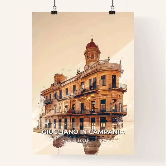 Giugliano in Campania Italy Cityscape Horizon Poster Poster