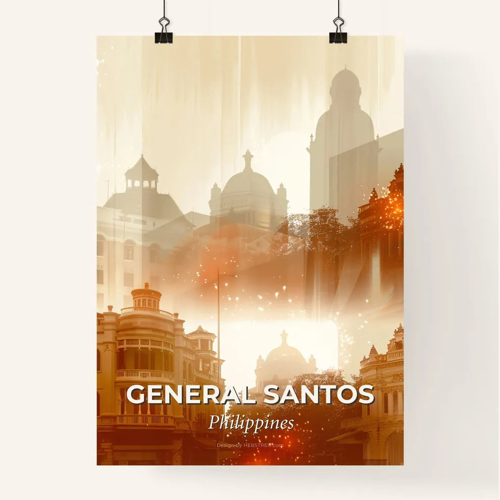 General Santos City Skylinescapes Poster Poster
