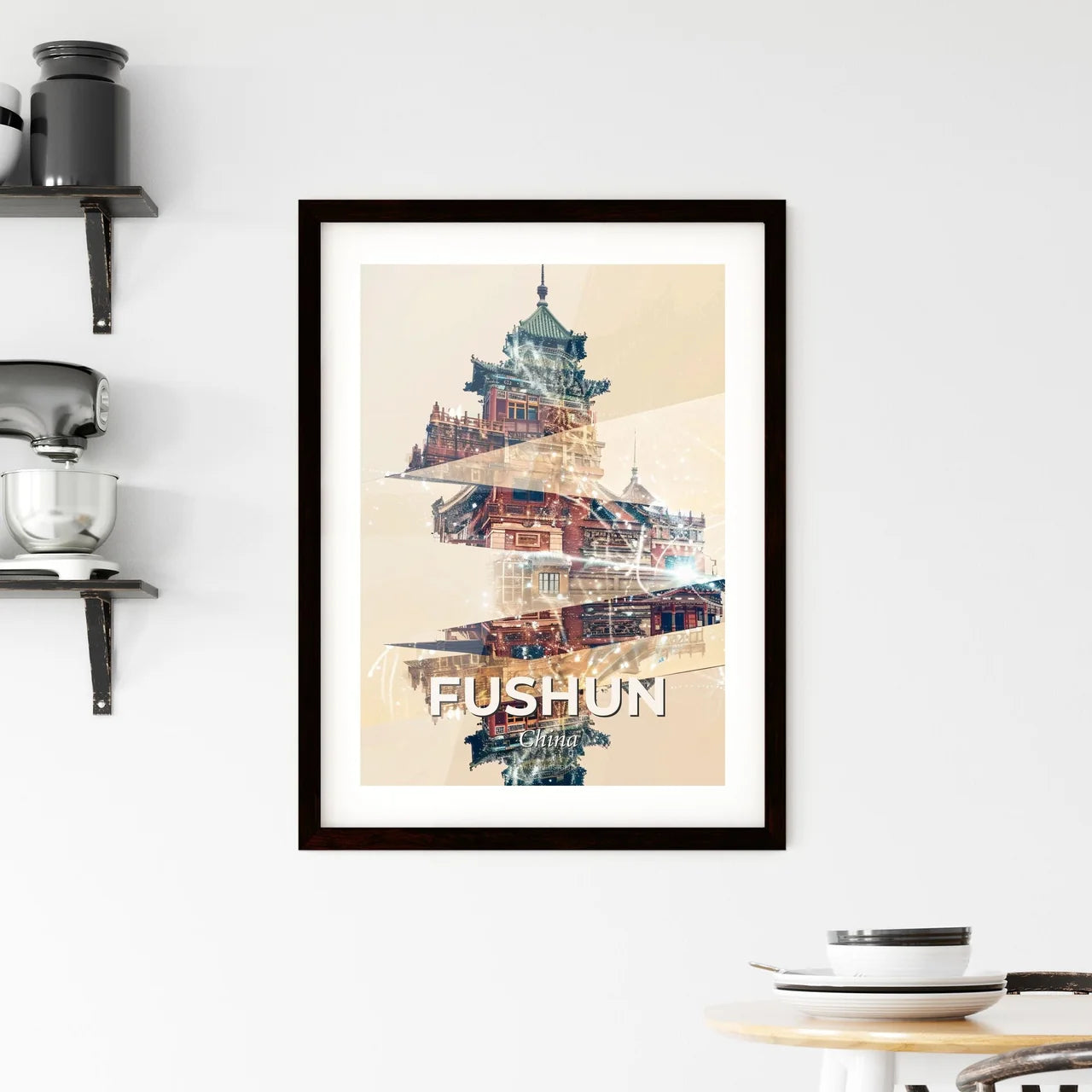 Fushun, China: City Lights, City Dreams Framed Print