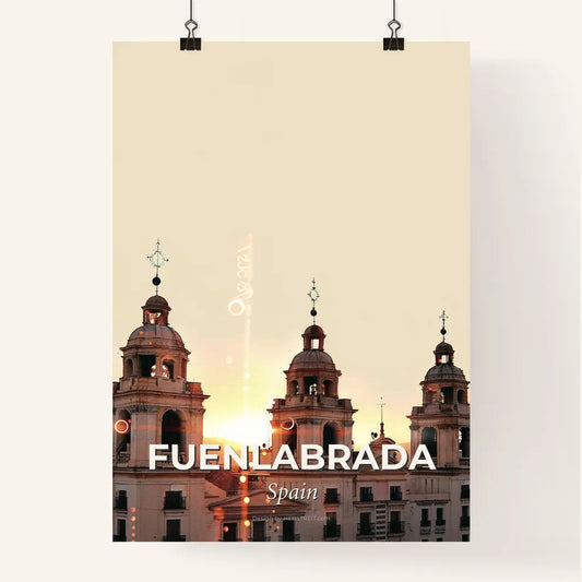 Fuenlabrada Cityscape Art: Skyline and Architecture Poster