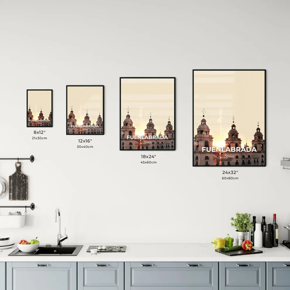 Fuenlabrada Cityscape Art: Skyline and Architecture Office Art