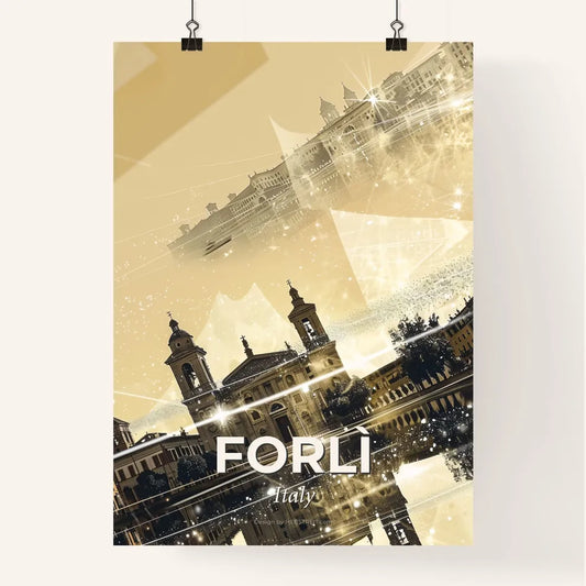 Forli Italy City Composite Architecture Horizon Poster
