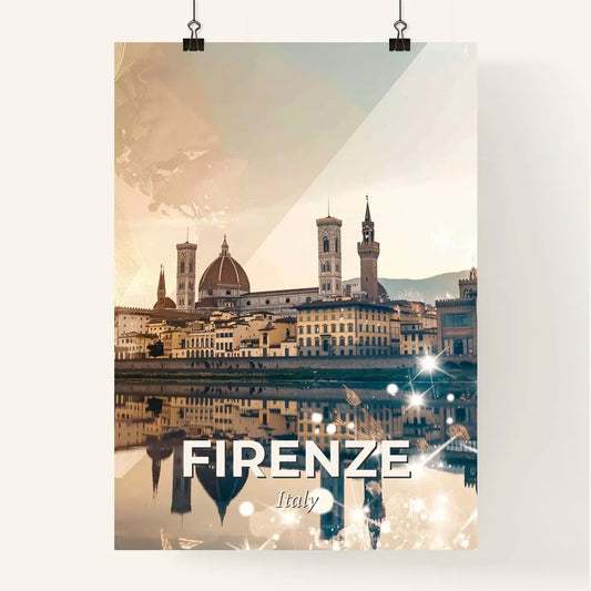 Florence City Dreamscape Art Poster Poster