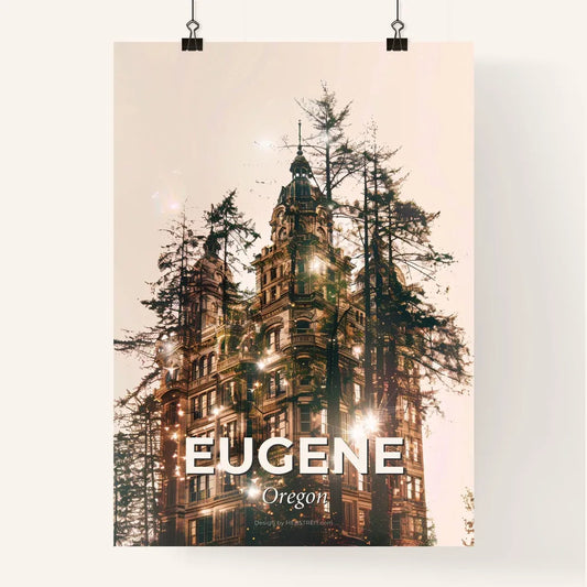 Eugene's Architecture Dreamy Skyline Poster Poster