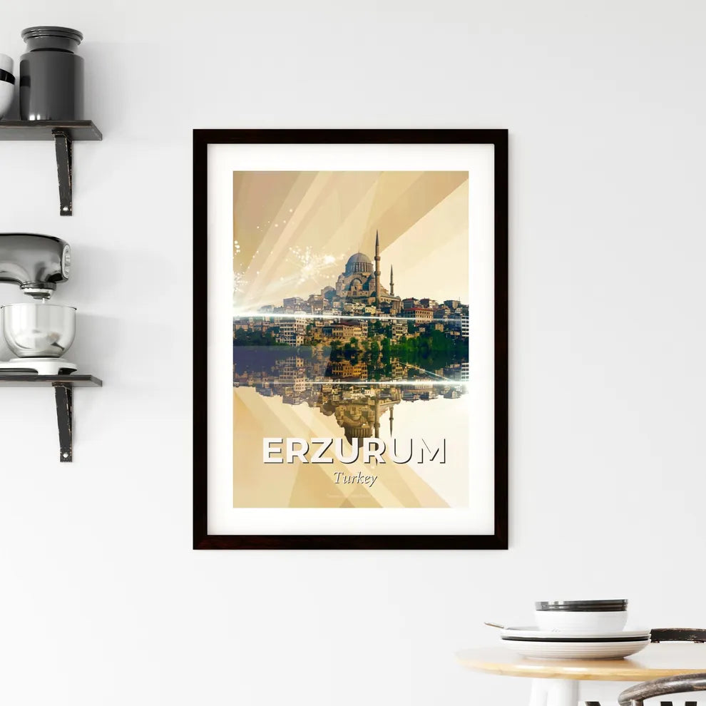 Erzurum: Tradition and Modernity in Harmony Framed Print