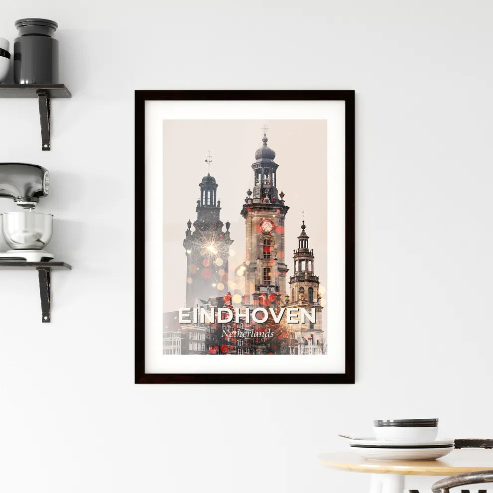 Eindhoven Skyline Framed Print