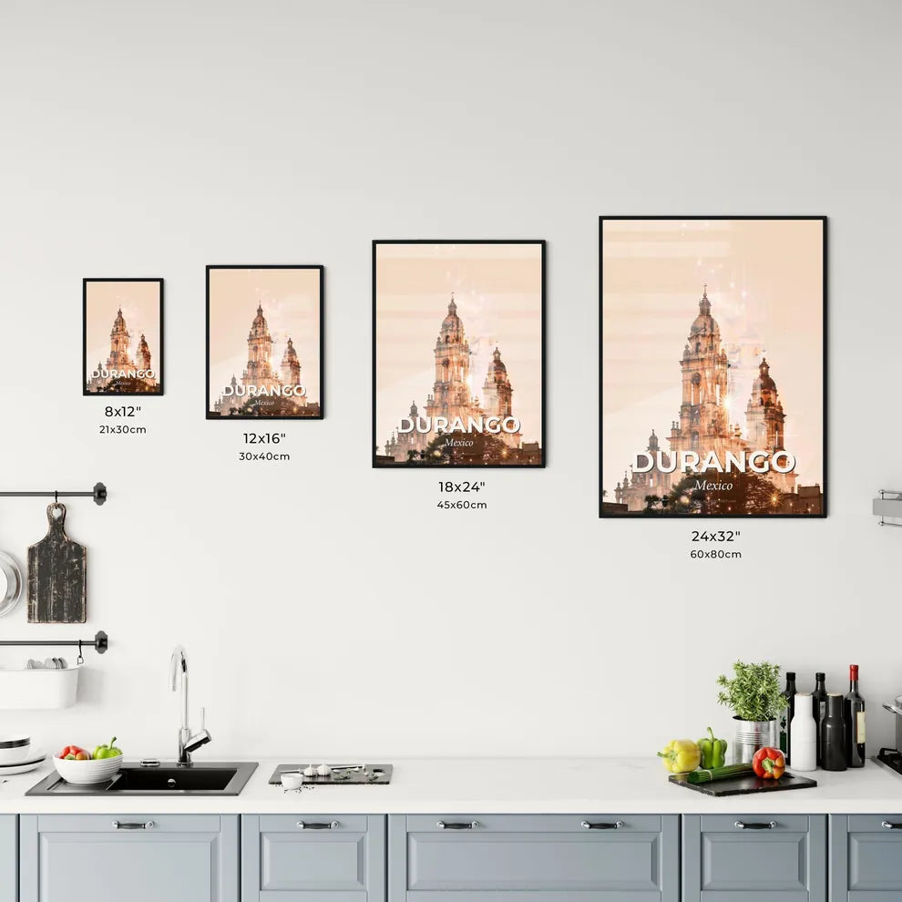 Durango Skyline Double Exposure Cityscape Office Art