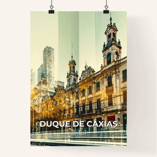 Duque de Caxias Cityscape Art Print Poster
