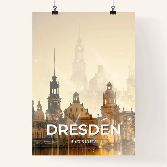 Dresden City Skyline Art Poster Masterpiece Poster