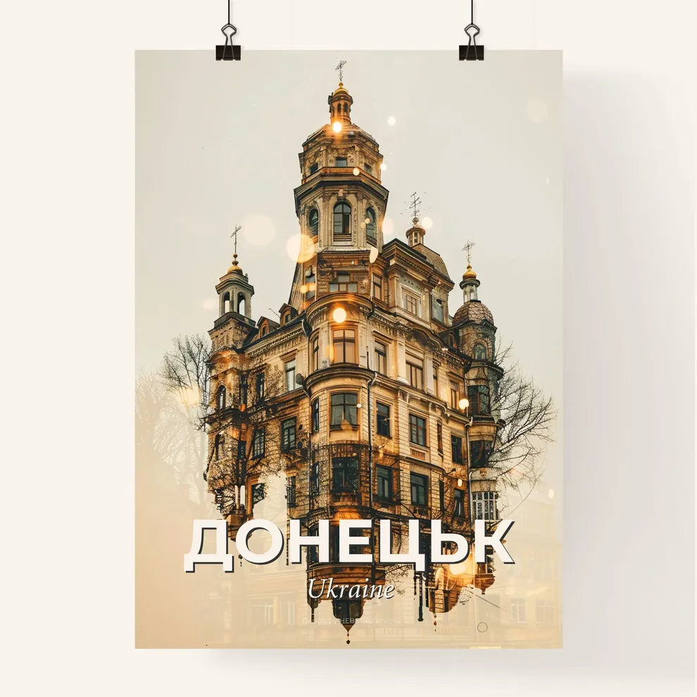 Donetsk Urban Dreamscape: A City in Motion Poster
