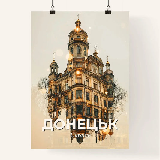 Donetsk Urban Dreamscape: A City in Motion Poster