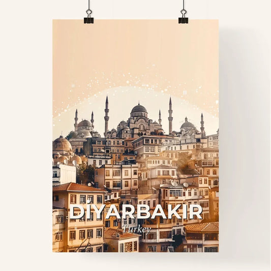 Diyarbakir Skyline Composite Poster Art Poster