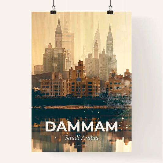 Discover Dammam in a Double Exposure Dream Poster