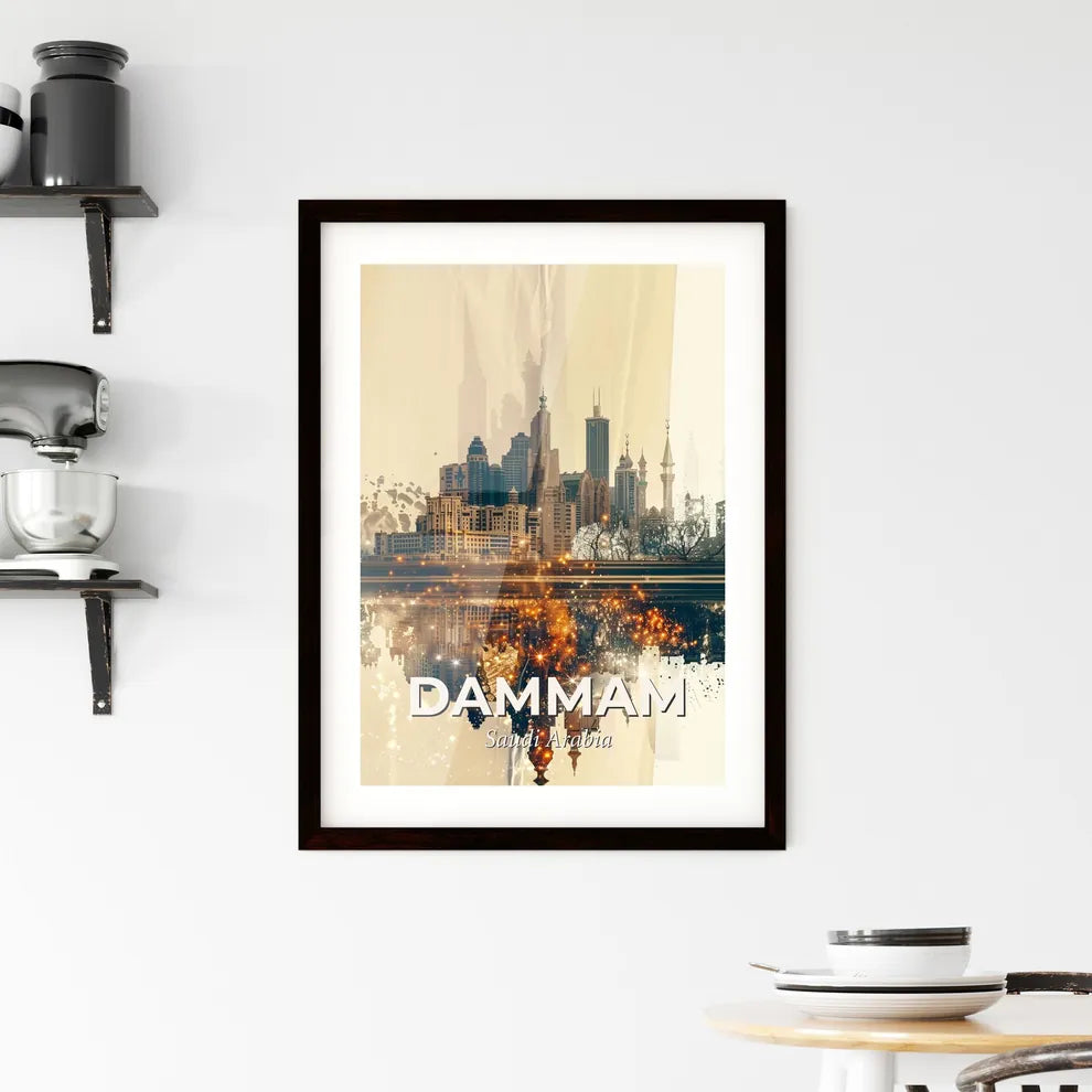 Dammam Dreamy Double Exposure Delight Framed Print