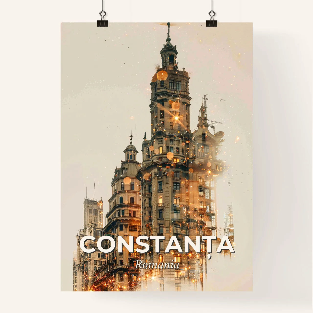 Constanta City Architecture Art Poster Design Poster